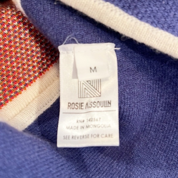 Rosie Assoulin Elad’s Dad Cashmere Wrap Sweater - Picture 9 of 13